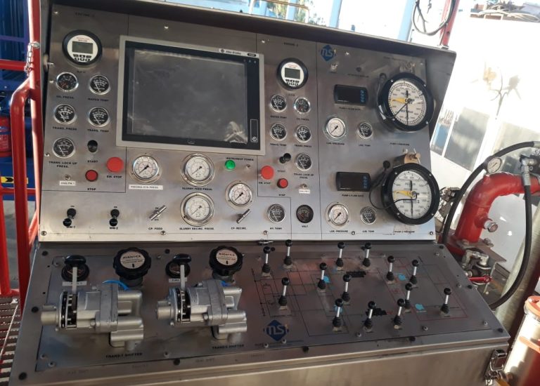 Cementing Unit Control panel - 01