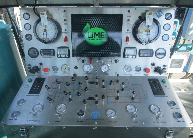 Cementing unit Control panel - 06